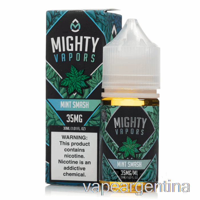 Mint Smash - Mighty Salts - 30ml 35mg Vape Argentina